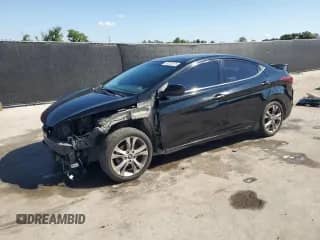 2015 Hyundai Elantra SE z VIN KMHDH4AE0FU285985, wystawiony jako Copart lot #80125975 z przebiegiem 131 421 mil mil oraz Szkoda całkowita • Salvage title. Historia ofert i sprzedaży dostępna na DreamBid. Obrazek 1.