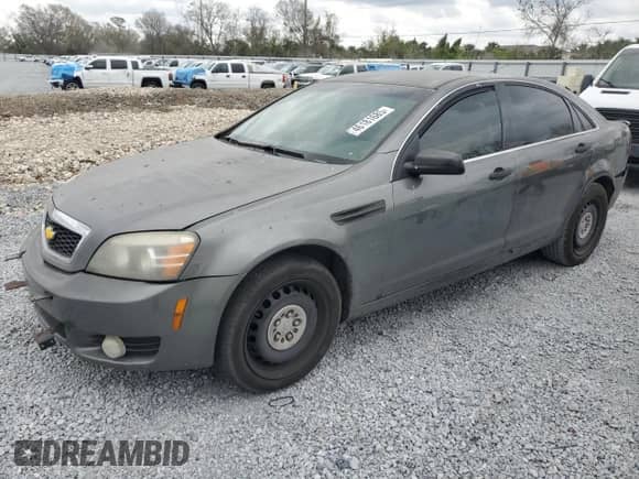 2013 Chevrolet Caprice Police Police z VIN 6G1MK5U37DL814725, wystawiony jako Copart lot #46181685 z przebiegiem 108 079 mil mil oraz Nie do naprawy • Non repairable. Historia ofert i sprzedaży dostępna na DreamBid. Obrazek 1.