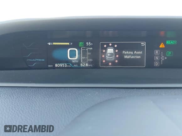 2018 Toyota Prius Plus z VIN JTDKARFP9J3072801, wystawiony jako IAAI lot #41741739 z przebiegiem 80 953 mil mil oraz . Historia ofert i sprzedaży dostępna na DreamBid. Obrazek 7.