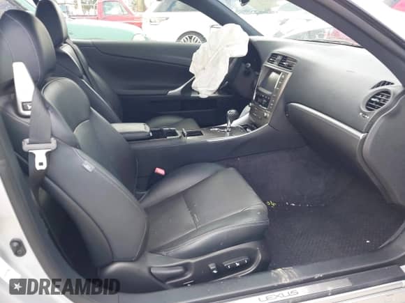 2015 Lexus IS 250 C with VIN JTHFF2C23F2533277, listed as a IAAI auction lot 42555074 with Not provided miles and . Bid and sale history available at DreamBid. Image 5.