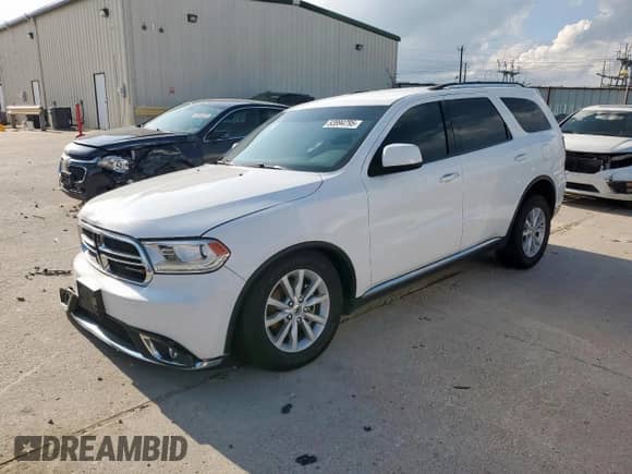 2020 Dodge Durango SXT Plus with VIN 1C4RDHAG1LC146061, listed as a Copart auction lot 53994795 with 152,391 mi miles and Salvage title. Bid and sale history available at DreamBid. Image 1.
