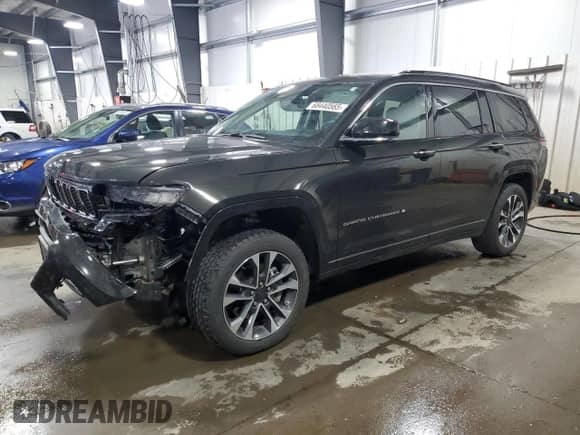 2022 Jeep Grand Cherokee Overland z VIN 1C4RJKDG0N8528119, wystawiony jako Copart lot #68440565 z przebiegiem 80 233 mil mil oraz Szkoda całkowita • Salvage title. Historia ofert i sprzedaży dostępna na DreamBid. Obrazek 1.