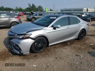 2021 Toyota Camry XSE with VIN 4T1K61BK4MU042368, listed as a Copart auction lot 66713025 with 37,666 mi miles and Salvage title. Bid and sale history available at DreamBid. Image 1.