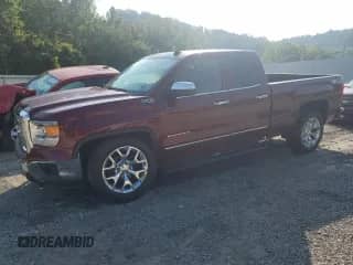 2014 GMC Sierra 1500 SLT with VIN 1GTV2VEC7EZ387147, listed as a Copart auction lot 68671315 with 61,853 mi miles and Salvage title. Bid and sale history available at DreamBid. Image 1.