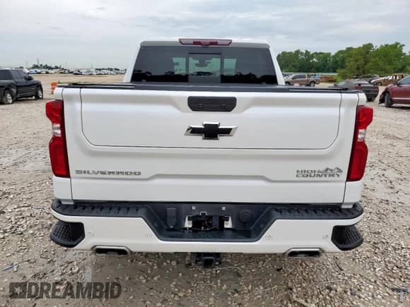 2021 Chevrolet Silverado 1500 High Country with VIN 1GCUYHEL0MZ287191, listed as a Copart auction lot 60449305 with 59,967 mi miles and Clean title. Bid and sale history available at DreamBid. Image 6.