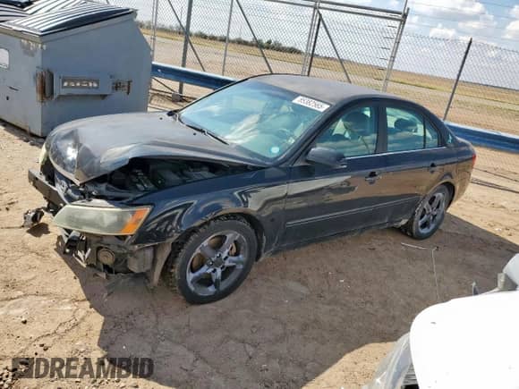 2006 Hyundai Sonata GLS with VIN 5NPEU46FX6H040045, listed as a Copart auction lot 85382565 with 184,200 mi miles and Salvage title. Bid and sale history available at DreamBid. Image 1.