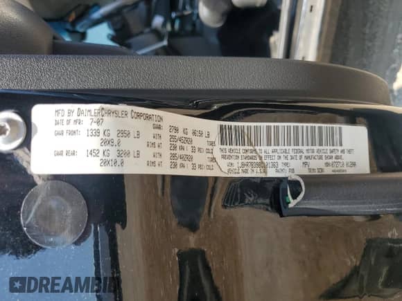 2008 Jeep Grand Cherokee SRT-8 with VIN 1J8HR78398C101363, listed as a Copart auction lot 63618635 with 124,501 mi miles and Salvage title. Bid and sale history available at DreamBid. Image 13.