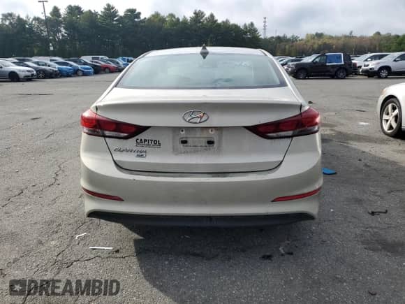2017 Hyundai Elantra SE with VIN 5NPD74LF6HH177025, listed as a Copart auction lot 82204025 with 67,662 mi miles and Salvage title. Bid and sale history available at DreamBid. Image 6.