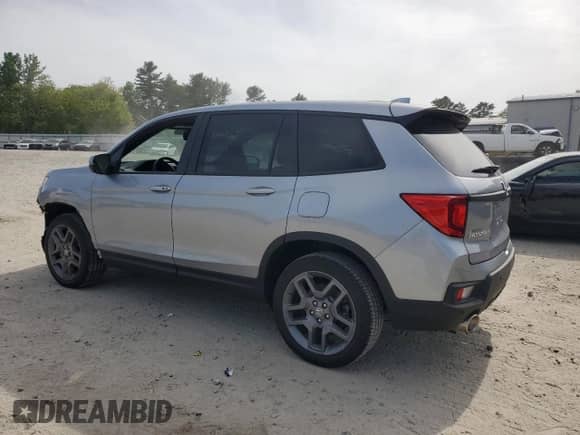 2022 Honda Passport EX-L with VIN 5FNYF8H59NB024242, listed as a Copart auction lot 58360125 with 15,484 mi miles and Salvage title. Bid and sale history available at DreamBid. Image 2.