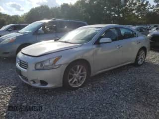 2013 Nissan Maxima SV with VIN 1N4AA5APXDC836855, listed as a Copart auction lot 80708605 with 144,579 mi miles and Clean title. Bid and sale history available at DreamBid. Image 1.