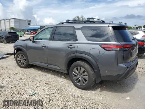 2024 Nissan Pathfinder SV with VIN 5N1DR3BA0RC285403, listed as a Copart auction lot 64843045 with 6,509 mi miles and Salvage title. Bid and sale history available at DreamBid. Image 2.