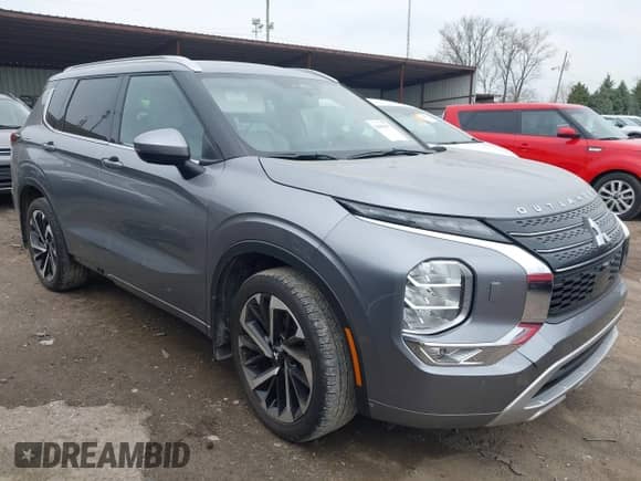 2023 Mitsubishi Outlander SEL with VIN JA4J4VA87PZ031997, listed as a IAAI auction lot 42010477 with 33,649 mi miles and . Bid and sale history available at DreamBid. Image 1.