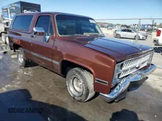 1982 Chevrolet Blazer с VIN 1G8DC18H3CF118631, выставлен на аукционе Copart как лот 82568734 с пробегом 91 398 миль миль и Списание • Salvage title. История ставок и продаж доступна на DreamBid. Изображение 4.