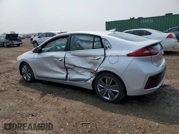 2018 Hyundai Ioniq Limited z VIN KMHC85LC6JU059813, wystawiony jako Copart lot #66775065 z przebiegiem 105 096 mil mil oraz Szkoda całkowita • Salvage title. Historia ofert i sprzedaży dostępna na DreamBid. Obrazek 2.