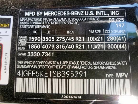 2025 Mercedes-Benz GLS 450 с VIN 4JGFF5KE1SB395291, выставлен на аукционе Copart как лот 85201885 с пробегом Не указан миль и Чистый • Clean title. История ставок и продаж доступна на DreamBid. Изображение 12.