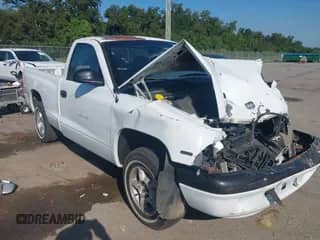 1998 Dodge Dakota with VIN 1B7FL26P7WS588364, listed as a IAAI auction lot 43250670 with 257,491 mi miles and . Bid and sale history available at DreamBid. Image 1.