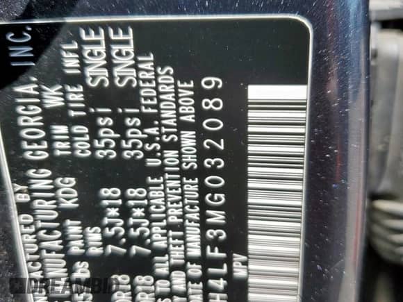 2021 Kia Sorento EX with VIN 5XYRH4LF3MG032089, listed as a Copart auction lot 85782805 with 124,915 mi miles and Salvage title. Bid and sale history available at DreamBid. Image 13.