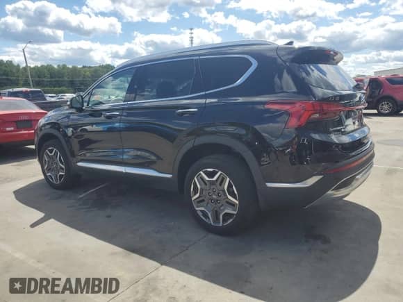 2021 Hyundai Santa Fe Limited with VIN 5NMS4DAL6MH343818, listed as a Copart auction lot 70494775 with 54,946 mi miles and Salvage title. Bid and sale history available at DreamBid. Image 2.