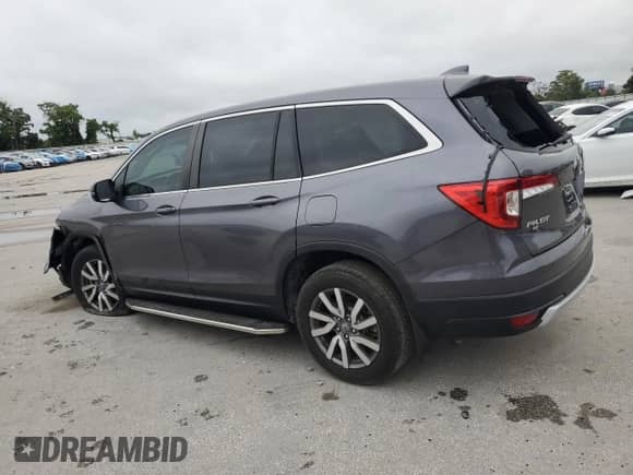 2020 Honda Pilot EX-L z VIN 5FNYF5H56LB007166, wystawiony jako Copart lot #85878255 z przebiegiem 42 417 mil mil oraz Nie do naprawy • Non repairable. Historia ofert i sprzedaży dostępna na DreamBid. Obrazek 2.