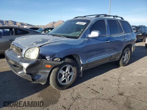 2001 Hyundai Santa Fe GLS z VIN KM8SC83D11U129013, wystawiony jako Copart lot #78885494 z przebiegiem 168 175 mil mil oraz Szkoda całkowita • Salvage title. Historia ofert i sprzedaży dostępna na DreamBid. Obrazek 1.