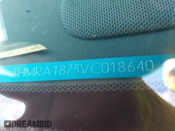 1997 Honda Odyssey EX with VIN JHMRA1873VC018640, listed as a IAAI auction lot 42830782 with 238,656 mi miles and . Bid and sale history available at DreamBid. Image 9.