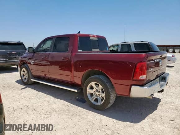 2019 Ram 1500 Warlock z VIN 1C6RR6LT8KS600494, wystawiony jako Copart lot #61584215 z przebiegiem 75 985 mil mil oraz Czysty tytuł • Clean title. Historia ofert i sprzedaży dostępna na DreamBid. Obrazek 2.