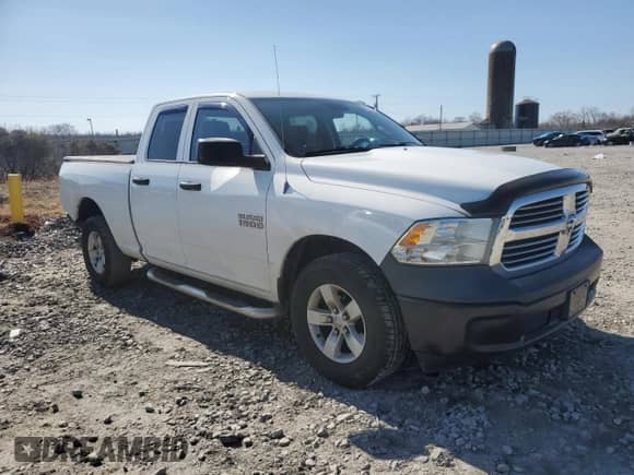 2013 Ram 1500 ST with VIN 1C6RR7FP0DS574786, listed as a Copart auction lot 43721975 with 108,692 mi miles and Salvage title. Bid and sale history available at DreamBid. Image 4.