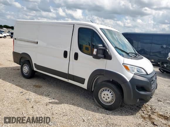 2024 Ram ProMaster Cargo Tradesman с VIN 3C6LRVAG3RE144908, выставлен на аукционе Copart как лот 64447025 с пробегом Не указан миль и Списание • Salvage title. История ставок и продаж доступна на DreamBid. Изображение 4.