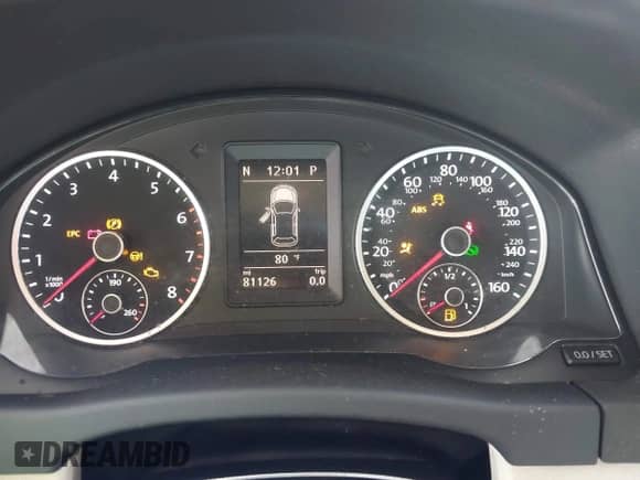 2015 Volkswagen Tiguan S with VIN WVGAV7AX5FW591728, listed as a IAAI auction lot 43205069 with 81,126 mi miles and . Bid and sale history available at DreamBid. Image 7.