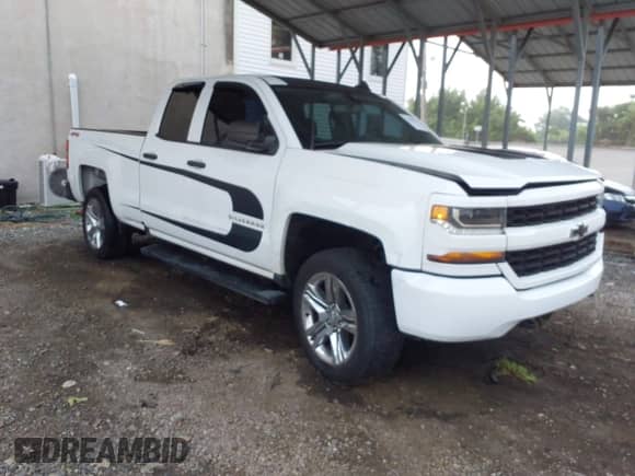 2018 Chevrolet Silverado 1500 Custom with VIN 1GCVKPEH4JZ207639, listed as a IAAI auction lot 42904746 with 70,508 mi miles and . Bid and sale history available at DreamBid. Image 1.