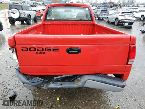 2001 Dodge Dakota with VIN 1B7FL26X91S242194, listed as a Copart auction lot 50582335 with 167,783 mi miles and Salvage title. Bid and sale history available at DreamBid. Image 6.