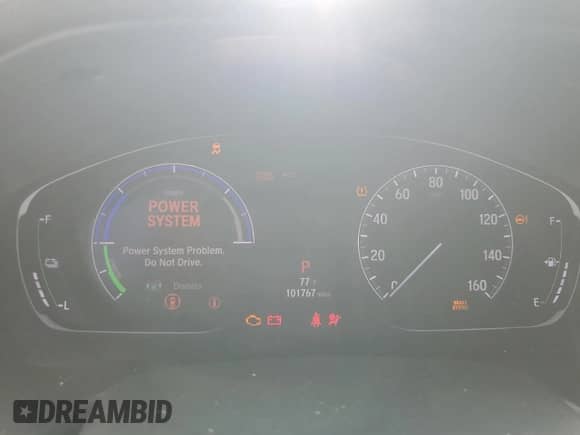 2019 Honda Accord EX-L with VIN 1HGCV3F53KA017943, listed as a Copart auction lot 65262005 with 101,767 mi miles and Salvage title. Bid and sale history available at DreamBid. Image 9.