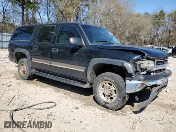 2004 Chevrolet Suburban LT with VIN 3GNGK26G74G294210, listed as a Copart auction lot 49425465 with 175,583 mi miles and Salvage title. Bid and sale history available at DreamBid. Image 4.