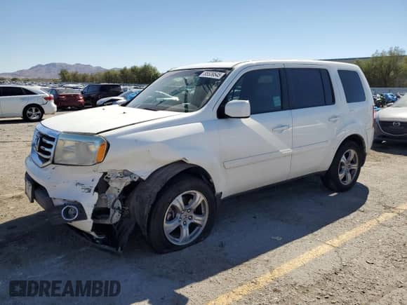 2014 Honda Pilot EX-L with VIN 5FNYF3H5XEB027668, listed as a Copart auction lot 85539545 with 169,191 mi miles and Salvage title. Bid and sale history available at DreamBid. Image 1.