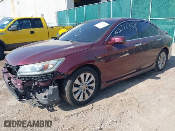 2013 Honda Accord EX-L z VIN 1HGCR2F81DA029598, wystawiony jako IAAI lot #42718353 z przebiegiem 220 720 mil mil oraz . Historia ofert i sprzedaży dostępna na DreamBid. Obrazek 2.