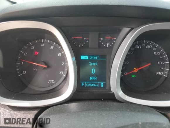2013 Chevrolet Equinox LT with VIN 2GNFLEEK7D6317058, listed as a Copart auction lot 80658405 with 131,649 mi miles and Salvage title. Bid and sale history available at DreamBid. Image 9.