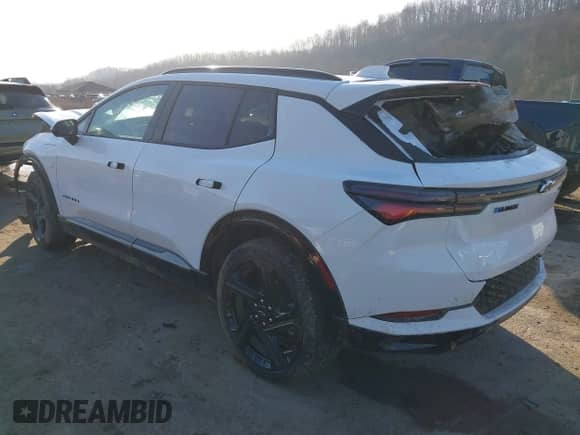 2024 Chevrolet Equinox EV RS с VIN 3GN7DSRP8RS275000, выставлен на аукционе IAAI как лот 41775407 с пробегом 100 миль миль и . История ставок и продаж доступна на DreamBid. Изображение 3.