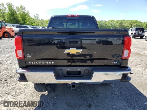 2017 Chevrolet Silverado 1500 LTZ with VIN 1GCVKSEC8HZ322729, listed as a Copart auction lot 57042225 with 67,390 mi miles and Salvage title. Bid and sale history available at DreamBid. Image 6.