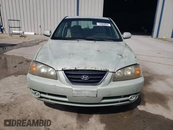 2005 Hyundai Elantra z VIN KMHDM46D05U165078, wystawiony jako Copart lot #73365894 z przebiegiem 142 314 mil mil oraz Szkoda całkowita • Salvage title. Historia ofert i sprzedaży dostępna na DreamBid. Obrazek 5.
