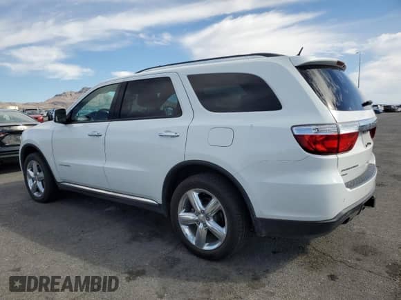 2013 Dodge Durango Citadel with VIN 1C4SDJET6DC592983, listed as a Copart auction lot 81431465 with 187,035 mi miles and Clean title. Bid and sale history available at DreamBid. Image 2.