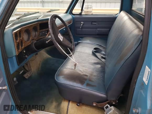 1976 Chevrolet Silverado 1500 z VIN CCL146B122537, wystawiony jako Copart lot #79015064 z przebiegiem 10 601 mil mil oraz Szkoda całkowita • Salvage title. Historia ofert i sprzedaży dostępna na DreamBid. Obrazek 7.