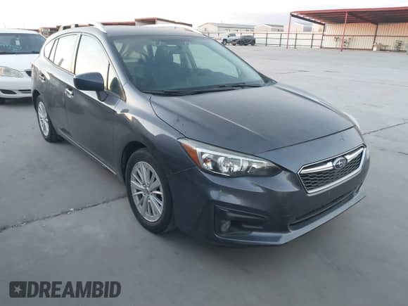 2017 Subaru Impreza Premium с VIN 4S3GTAD65H3751857, выставлен на аукционе IAAI как лот 43497867 с пробегом 45 693 миль миль и . История ставок и продаж доступна на DreamBid. Изображение 1.