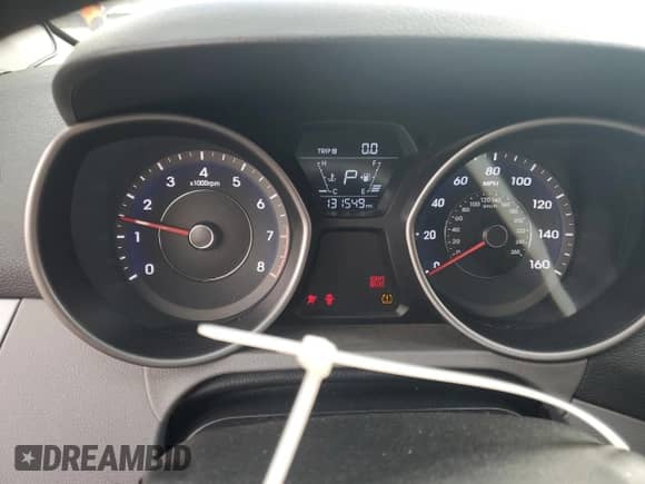2016 Hyundai Elantra SE with VIN 5NPDH4AE3GH666777, listed as a Copart auction lot 71273345 with 131,549 mi miles and Salvage title. Bid and sale history available at DreamBid. Image 9.