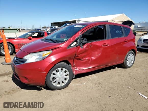 2014 Nissan Note SV z VIN 3N1CE2CP9EL412336, wystawiony jako Copart lot #84054935 z przebiegiem 92 774 mil mil oraz Nie do naprawy • Non repairable. Historia ofert i sprzedaży dostępna na DreamBid. Obrazek 1.
