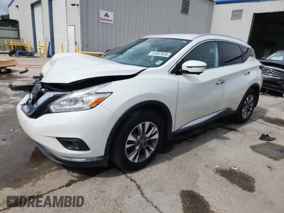 2017 Nissan Murano SV with VIN 5N1AZ2MG9HN121729, listed as a Copart auction lot 83937635 with 137,608 mi miles and Salvage title. Bid and sale history available at DreamBid. Image 1.