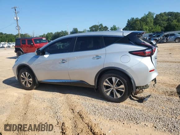 2020 Nissan Murano S with VIN 5N1AZ2AS7LN171076, listed as a Copart auction lot 68757575 with 78,102 mi miles and Salvage title. Bid and sale history available at DreamBid. Image 2.