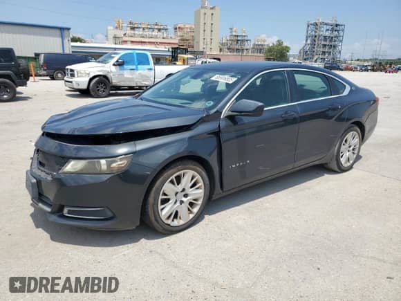 2014 Chevrolet Impala LS with VIN 2G11X5SLXE9264563, listed as a Copart auction lot 66906805 with 151,302 mi miles and Salvage title. Bid and sale history available at DreamBid. Image 1.