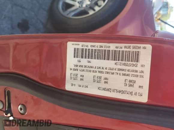 2006 Dodge Magnum R/T with VIN 2D4GV57256H121134, listed as a Copart auction lot 49896945 with 83,640 mi miles and Salvage title. Bid and sale history available at DreamBid. Image 13.