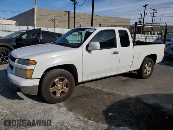 2011 Chevrolet Colorado 1LT with VIN 1GCESCFEXB8115620, listed as a Copart auction lot 42155235 with 208,861 mi miles and Salvage title. Bid and sale history available at DreamBid. Image 1.