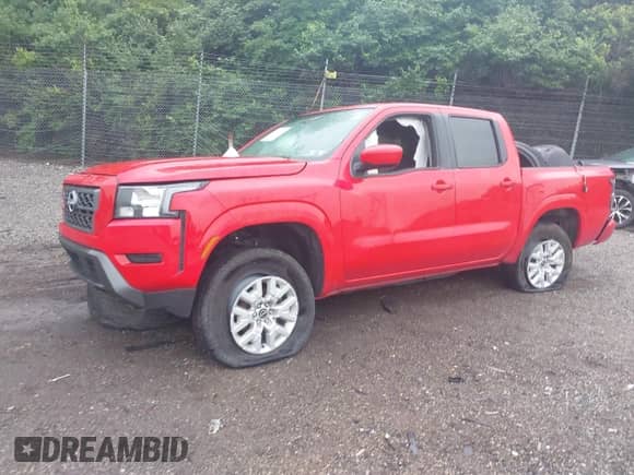 2023 Nissan Frontier SV with VIN 1N6ED1EK5PN656523, listed as a IAAI auction lot 42341035 with 38,653 mi miles and . Bid and sale history available at DreamBid. Image 2.